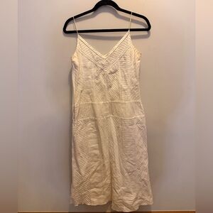 Kenneth Cole White Textured Dress